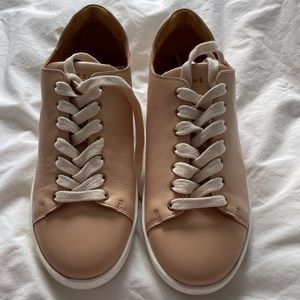 NWOT Sezane womens Jack trainers sneakers. Size 37 (EU). Lovely nude col…